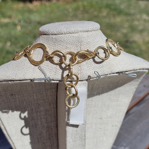 J. Jansen mixed metal handmade necklace & bracelet set - Picture 7 of 10